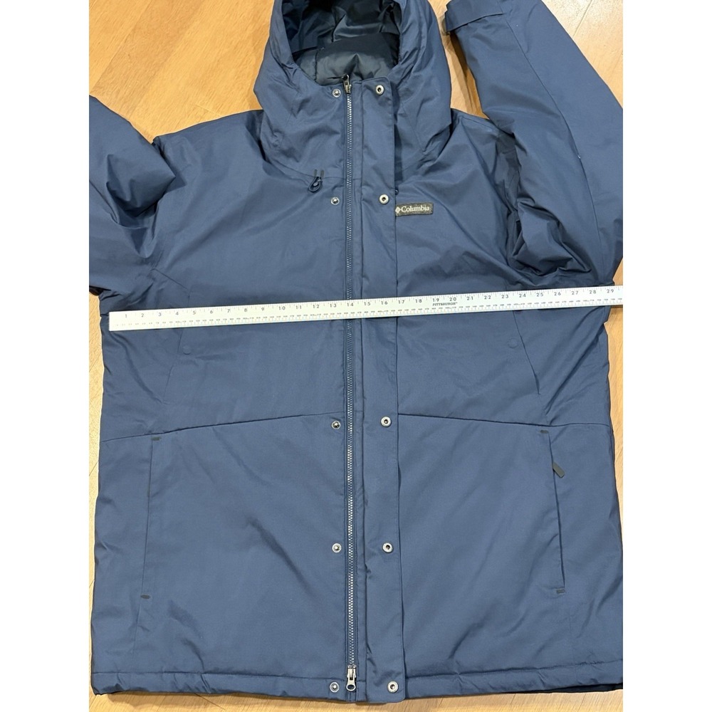 Columbia Men Blue Northbounder Turbo Down Parka Omni-Heat Hooded Jacket Coat XXL - Picture 9 of 13